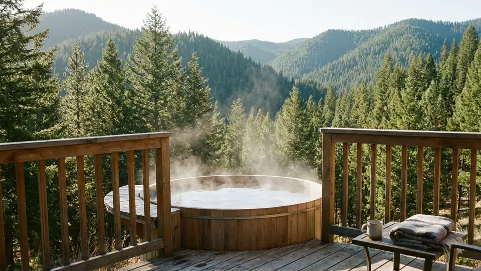 Cabins and Lodges jacuzzi hotel guide