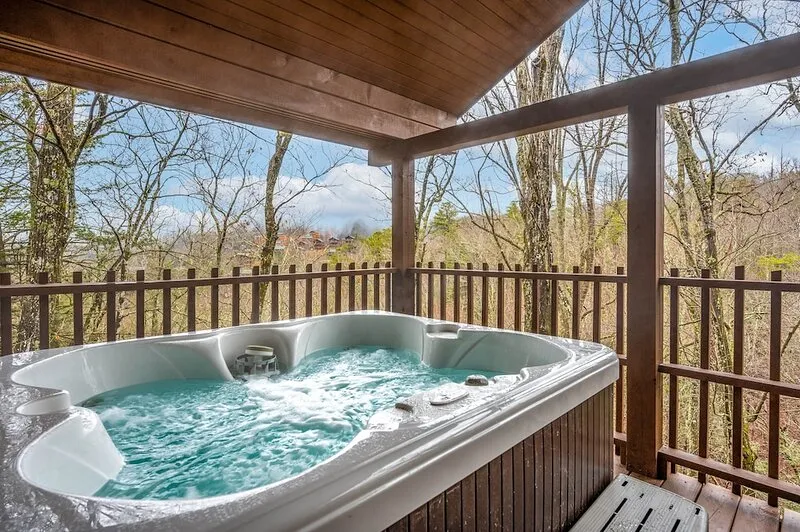 Hot Tub Log Cabin