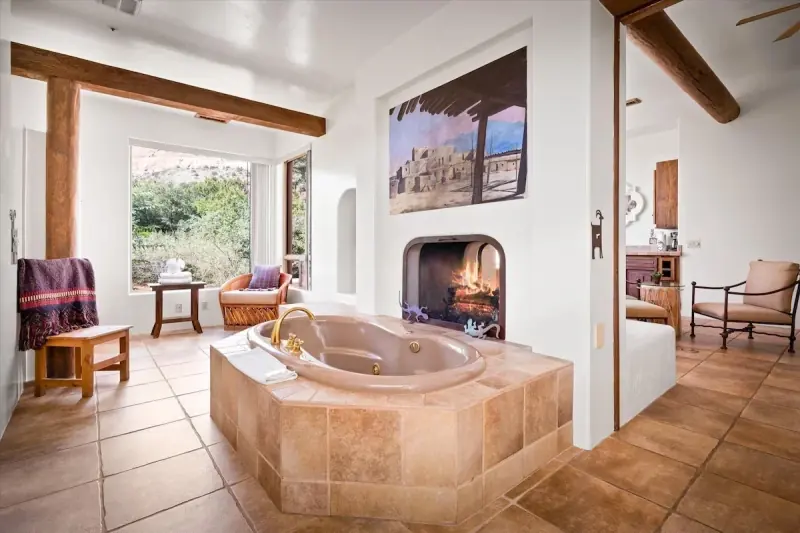 Adobe Village Villa with Private Patio- Purple Lizard