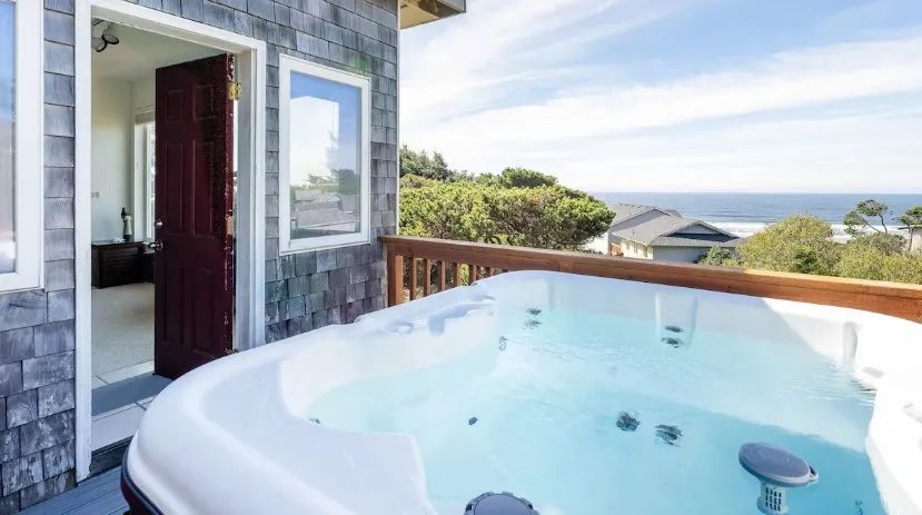 Coastal Retreat with Ocean Views and Hot Tub